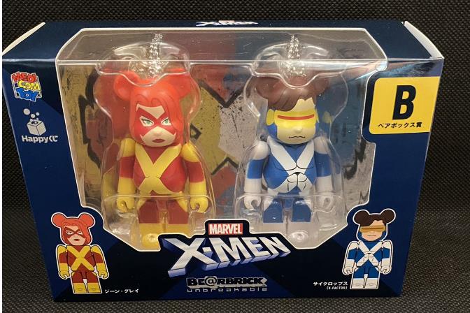 BE@RBRICK X-MEN 暴力熊100% 2个装B