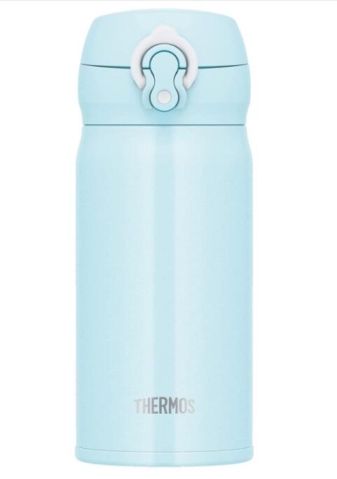 THERMOS膳魔师 不锈钢真空保温杯 0.35L JNL-355天蓝色